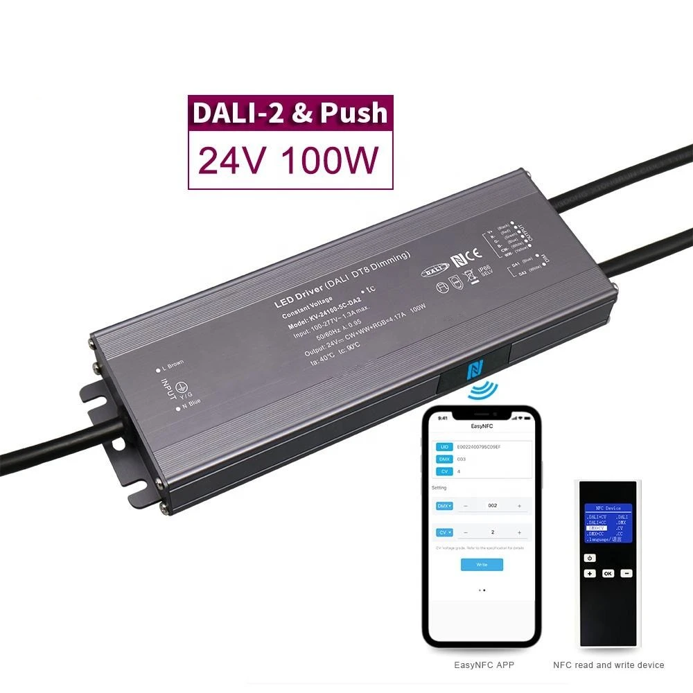 درایور LED کم نور CCT 100 وات DALI