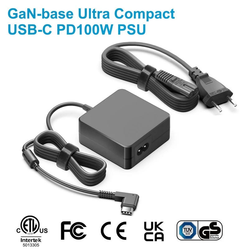 آداپتور برق 100 واتی GaN Square PD USB-C