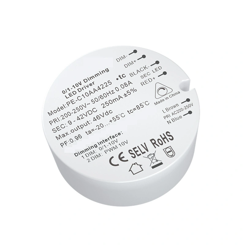 درایور LED با جریان ثابت 0-10 ولت 10 وات