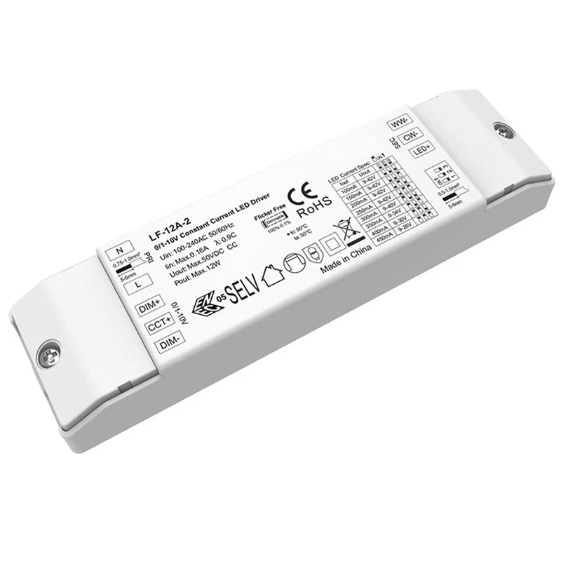 درایور LED با جریان ثابت 0-10 ولت CCT 12W
