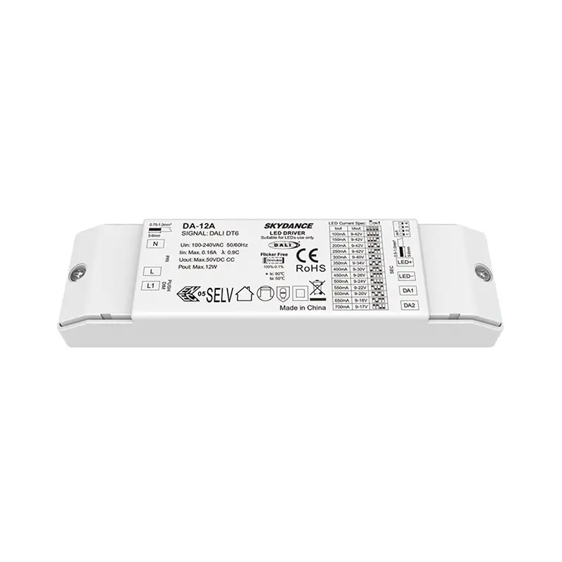 درایور LED DALI با جریان ثابت 12W