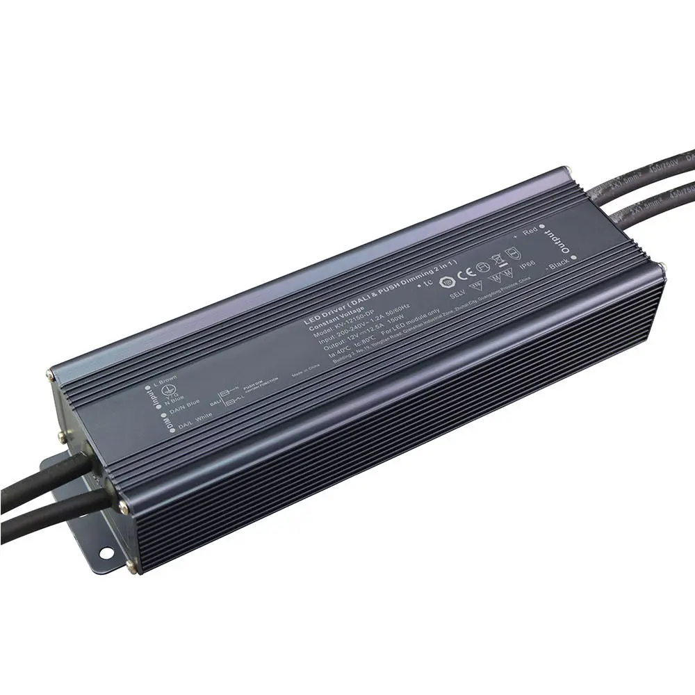 درایور LED کم نور ولتاژ ثابت 150W DALI