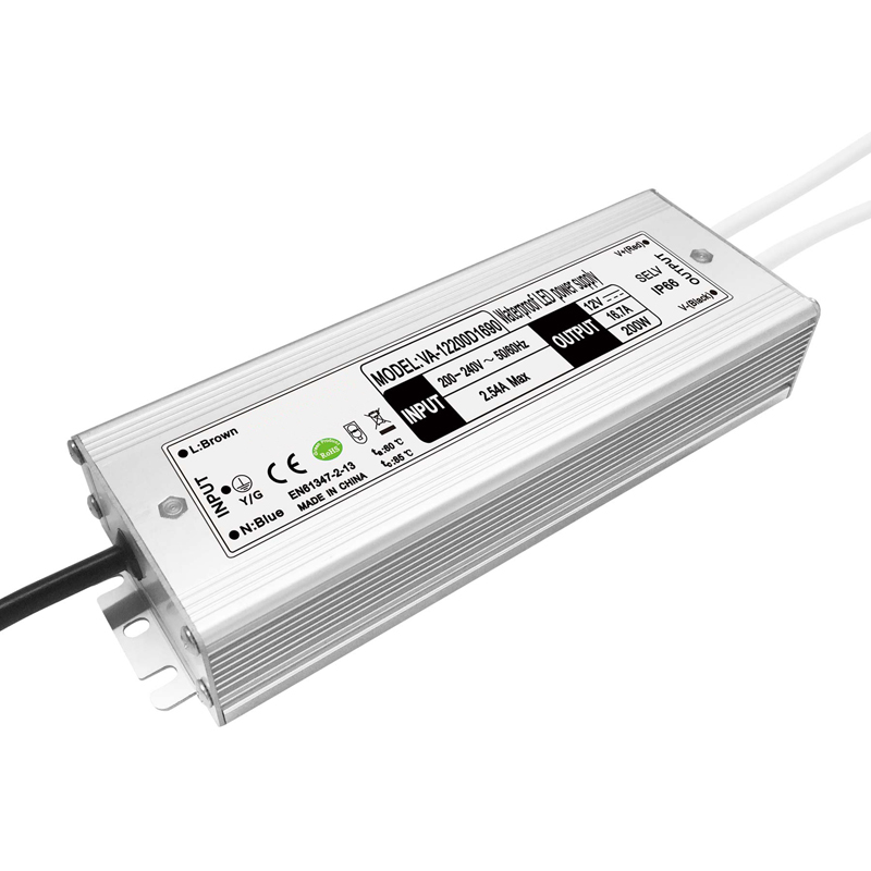 درایور LED ضد آب با ولتاژ ثابت 200 وات