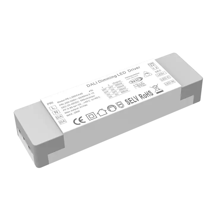 درایور LED DALI CCT با جریان ثابت 20 وات