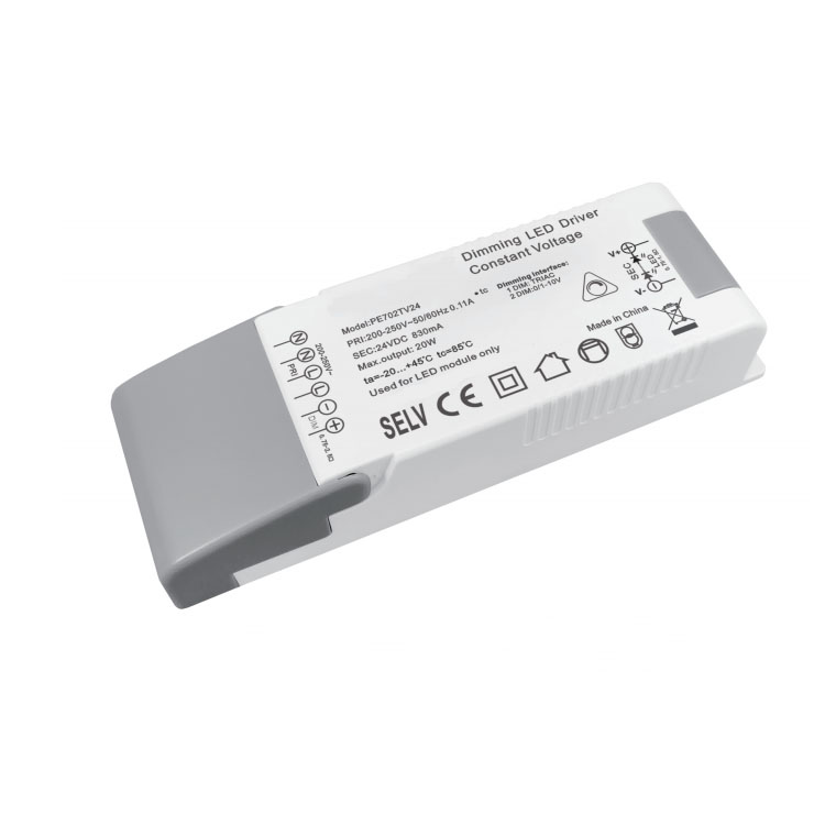 درایور LED 20 واتی ولتاژ ثابت Triac Dimmable