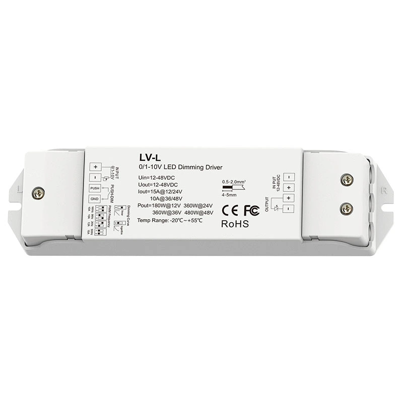درایور 480w Push Dim ولتاژ ثابت 0-10V Dimming