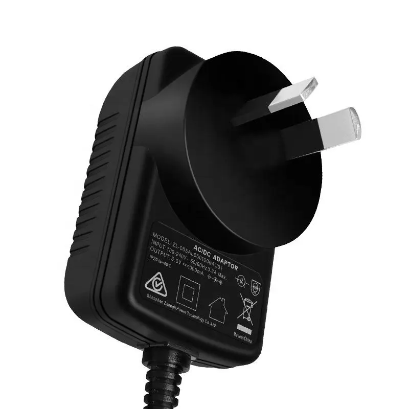 آداپتور برق دوشاخه سریع دیواری استاندارد PD 5V 1A AU
