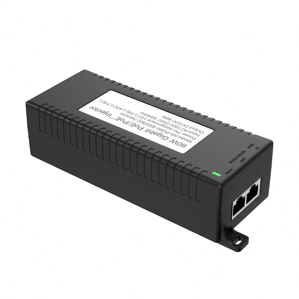 انژکتور رومیزی POE 60 واتی با IEEE802.3AF/AT/BT