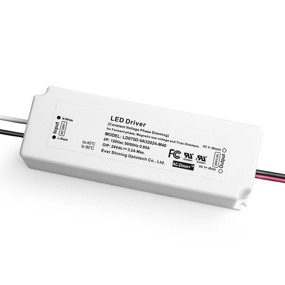 75 وات ولتاژ ثابت Triac Dimming LED Driver
