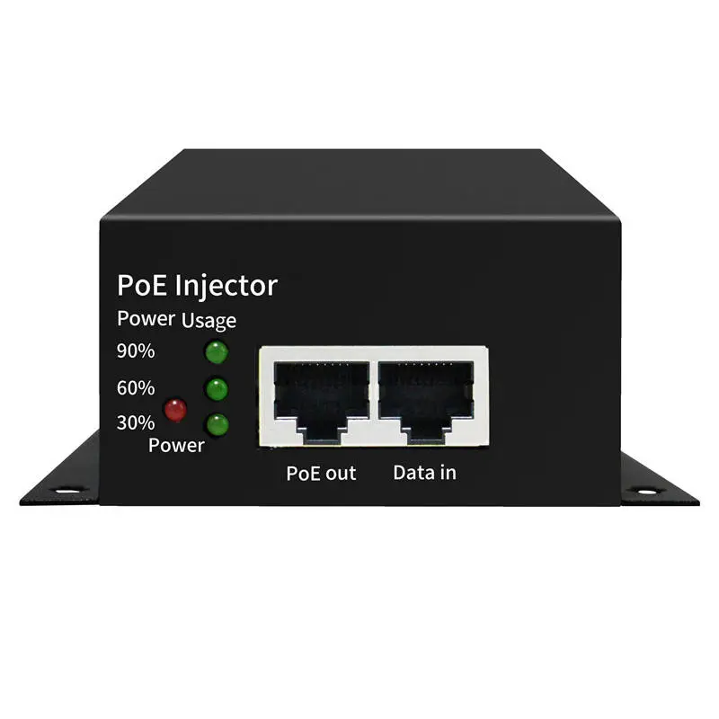 کیس فلزی 90 واتی IEEE802.3bt Gigabit PoE Injector