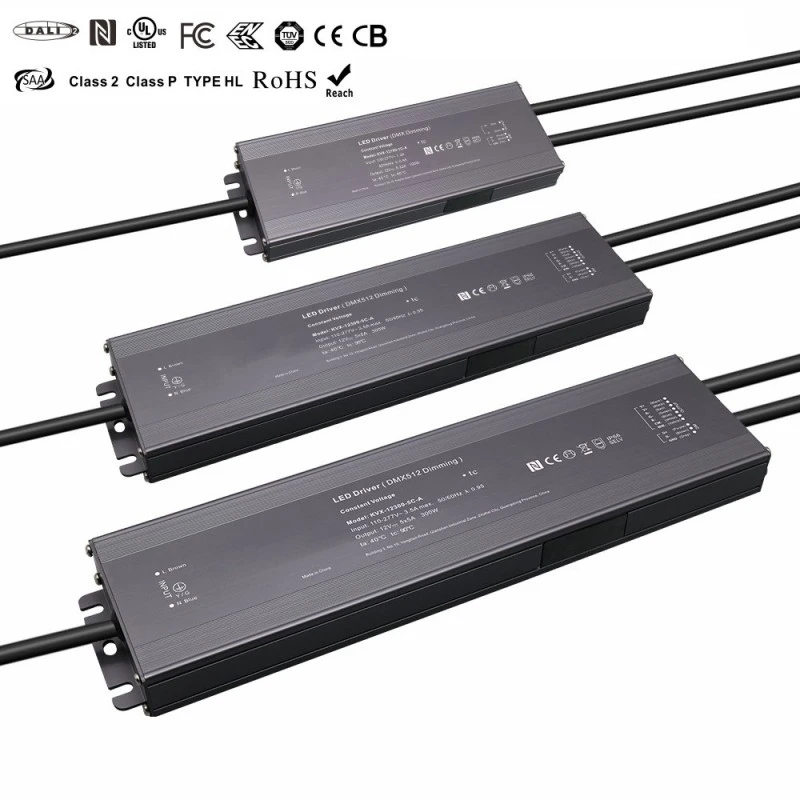 درایور LED با ولتاژ ثابت 200 واتی CCT با قابلیت تنظیم نور